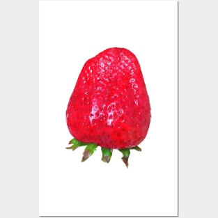 Juicy Red Strawberry Posters and Art